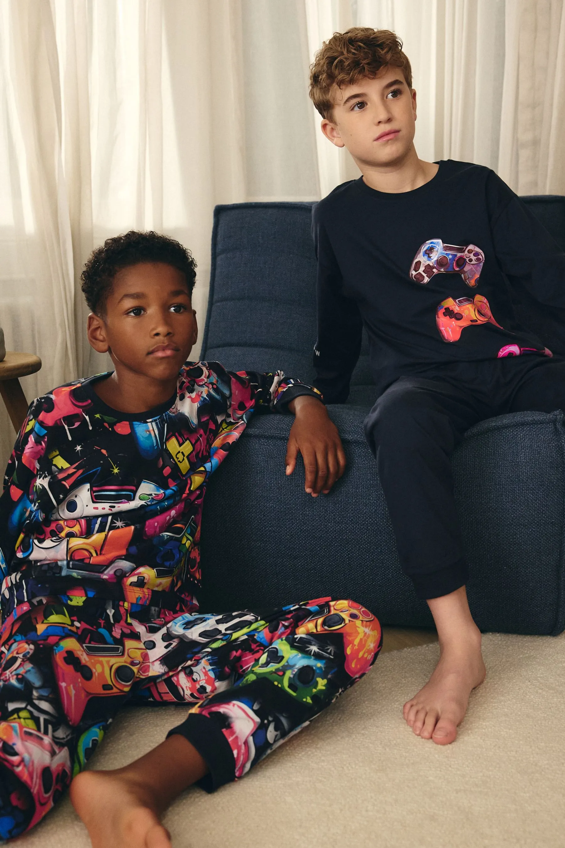 100% Cotton Long Sleeve Pyjamas 2 Pack (3-16yrs)    