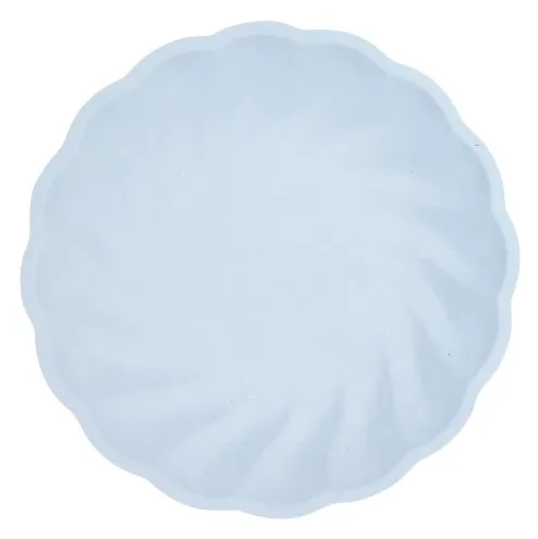 6 piatti eco-elegance blu 23 cm