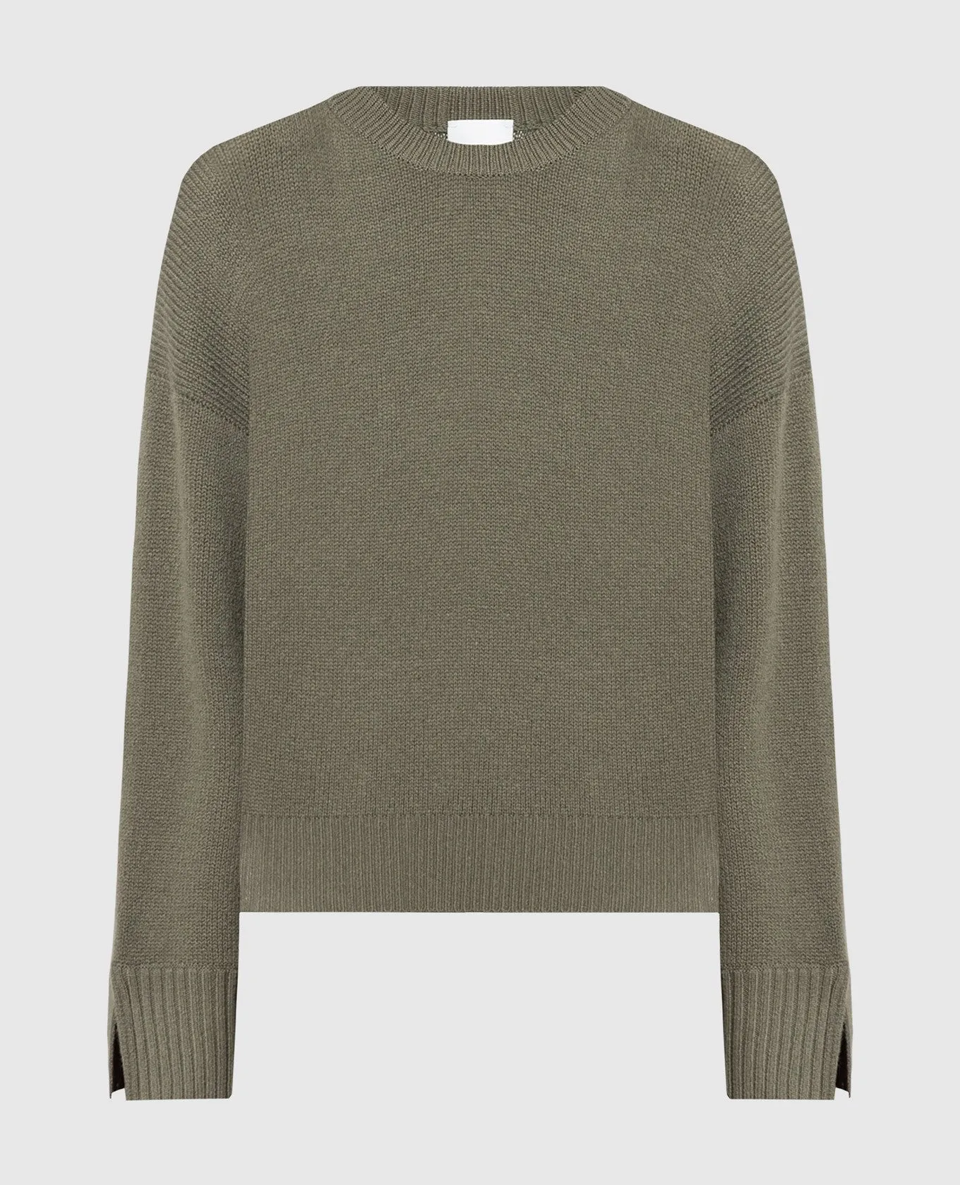 Allude Maglione in cashmere verde 23511402