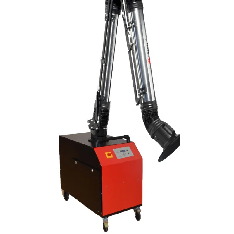 Aspiratore carrellato per fumi di saldatura EVO2 con braccio articolato Armotech 3 metri