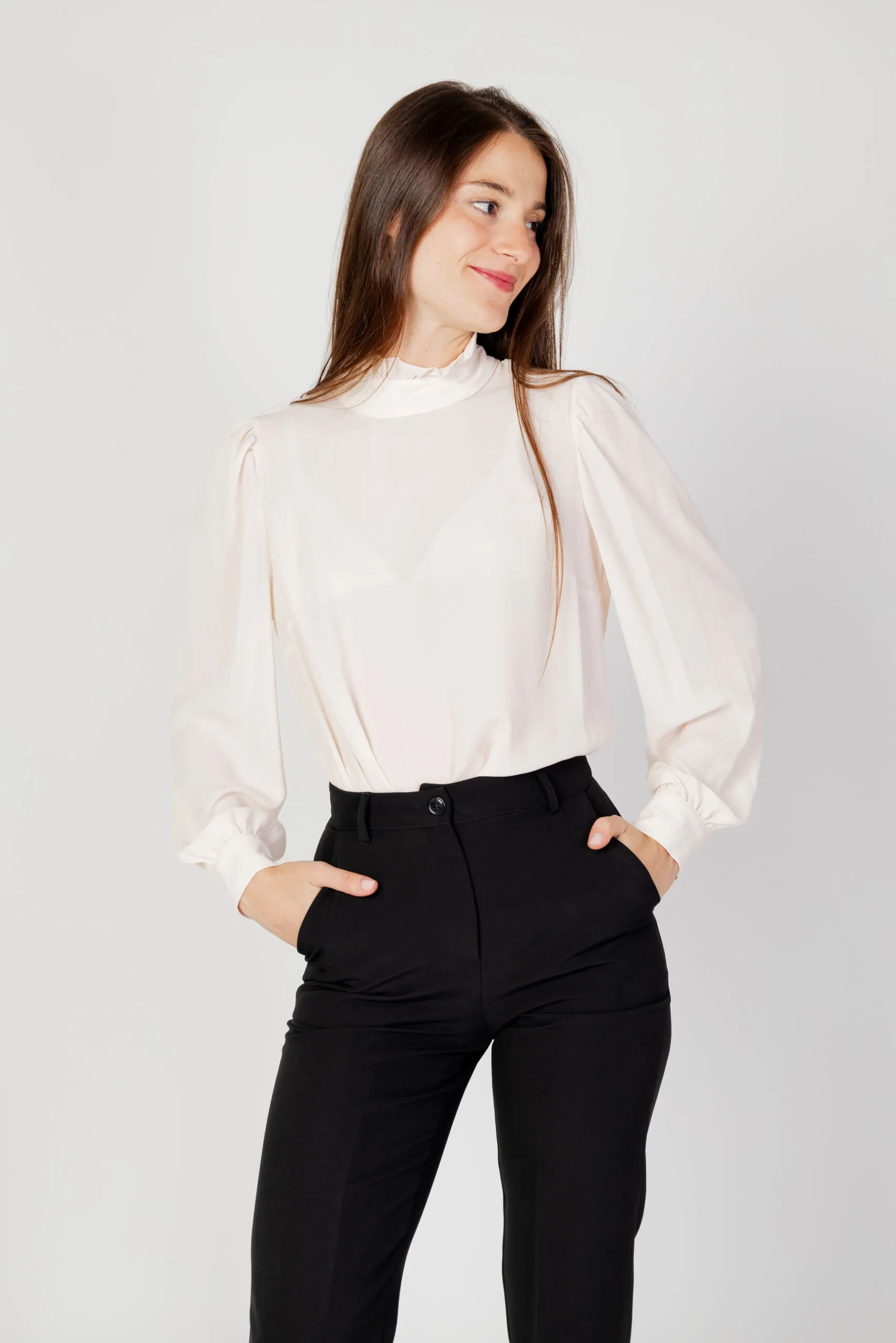 Bluse manica lunga Hanny Deep  Rosa Cipria