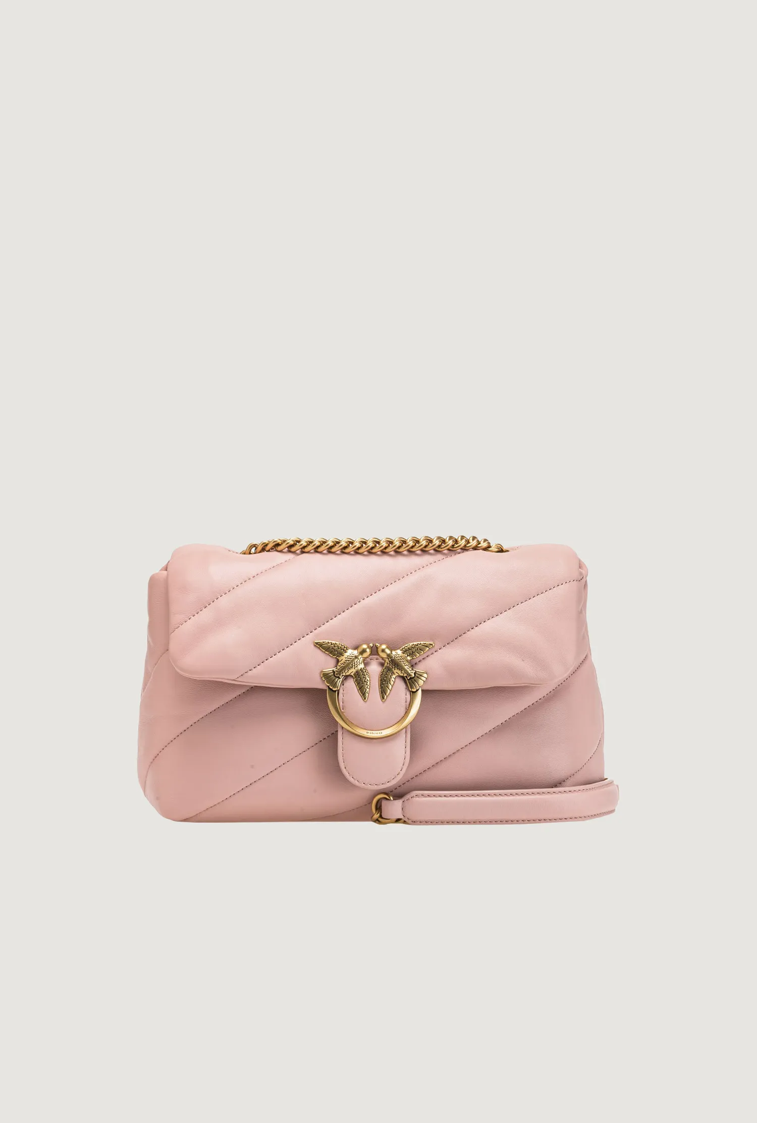 Borsa Pinko LOVE PUFF CLASSIC CL SHEEP NAPPA Rosa Cipria