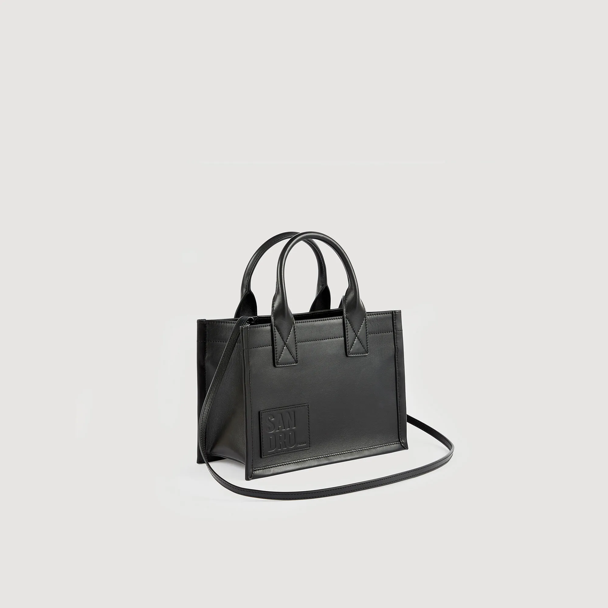 Borsa shopping piccola pelle certificata