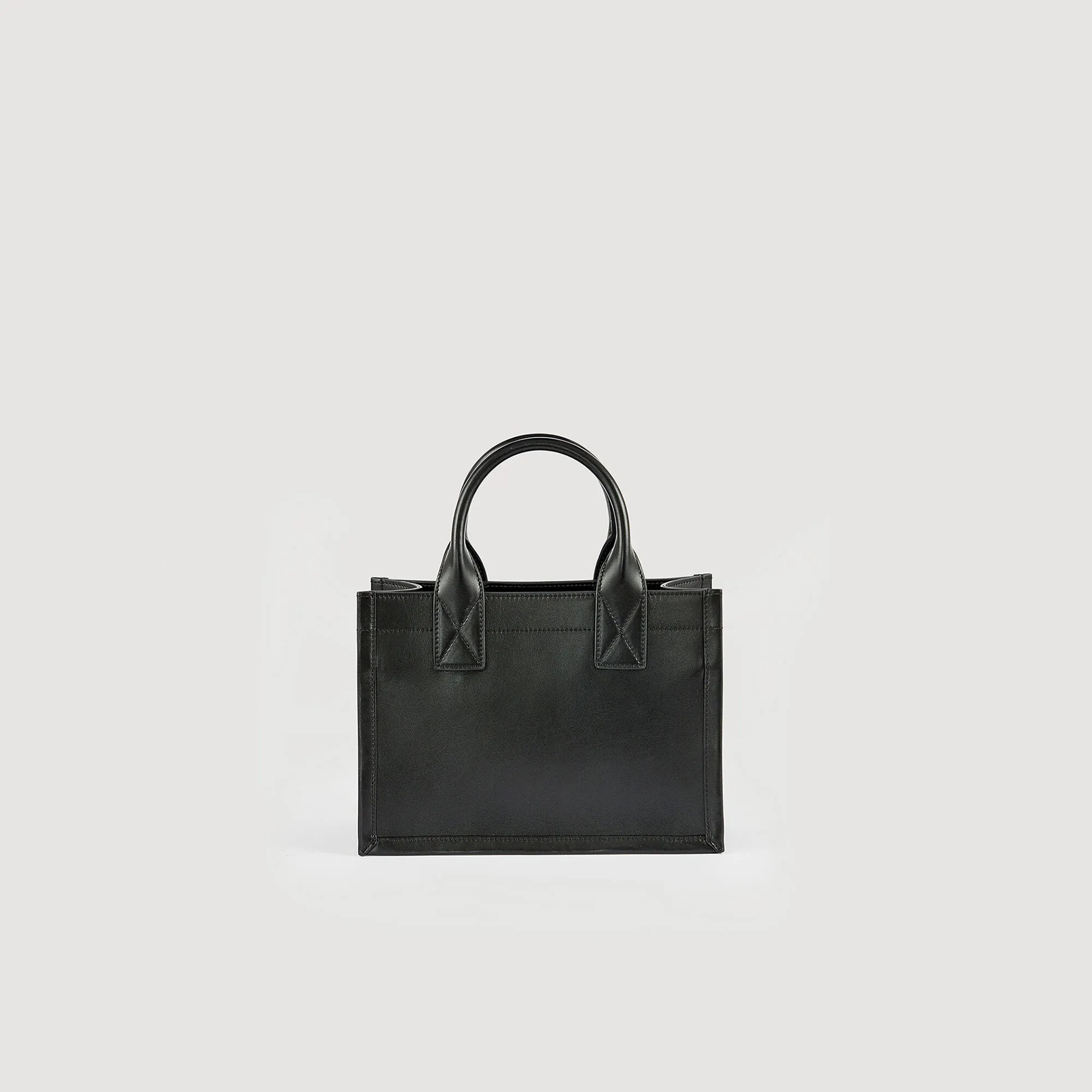 Borsa shopping piccola pelle certificata