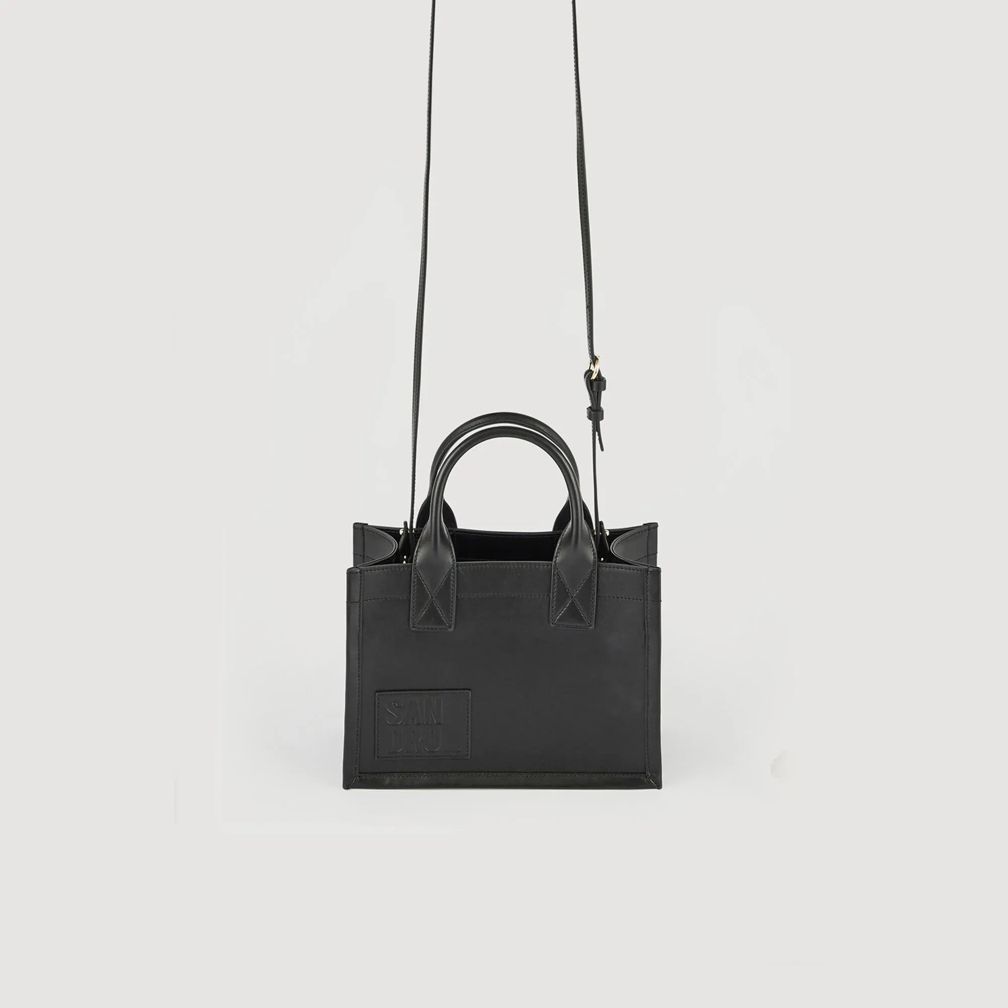 Borsa shopping piccola pelle certificata