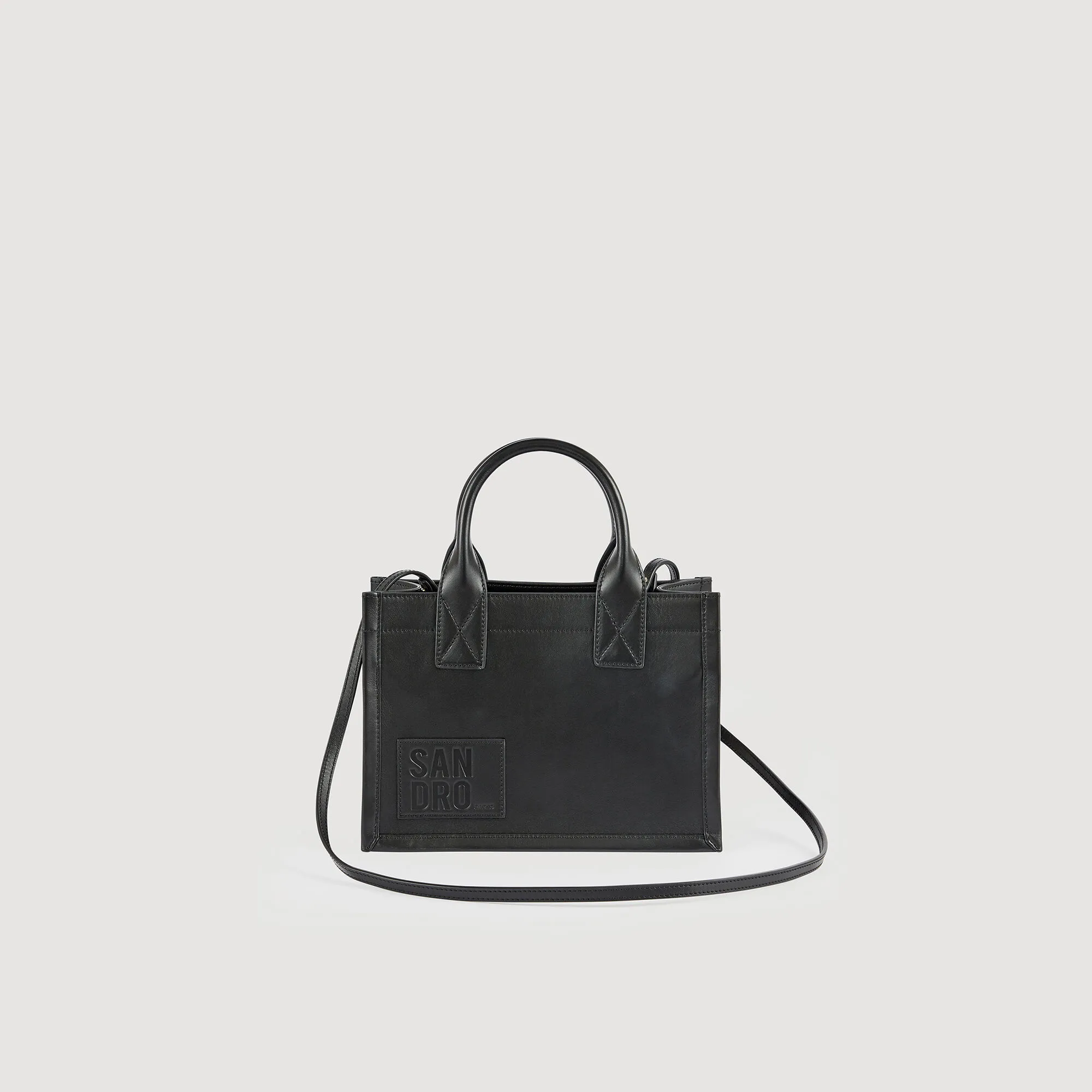 Borsa shopping piccola pelle certificata