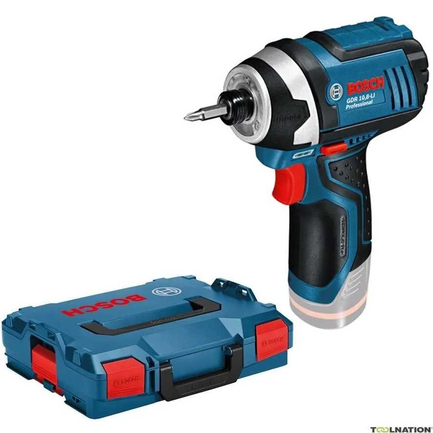 Bosch Professional 06019A6906 GDR 12V-105 Avvitatore a percussione 12V Solo in L-Boxx