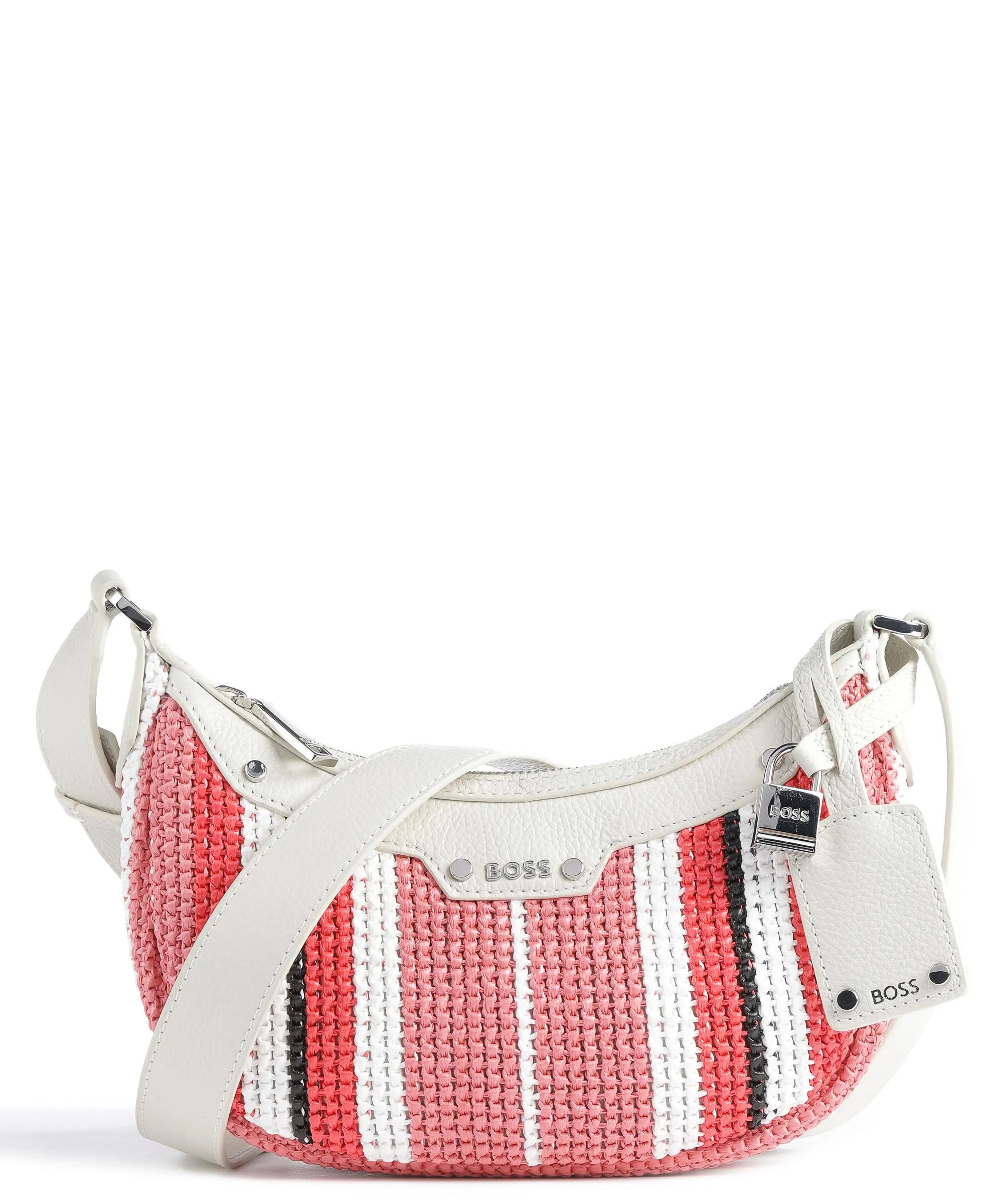  BOSS Ivy Borsa a tracolla polipropilene, pelle di vacchetta grana multicolore  