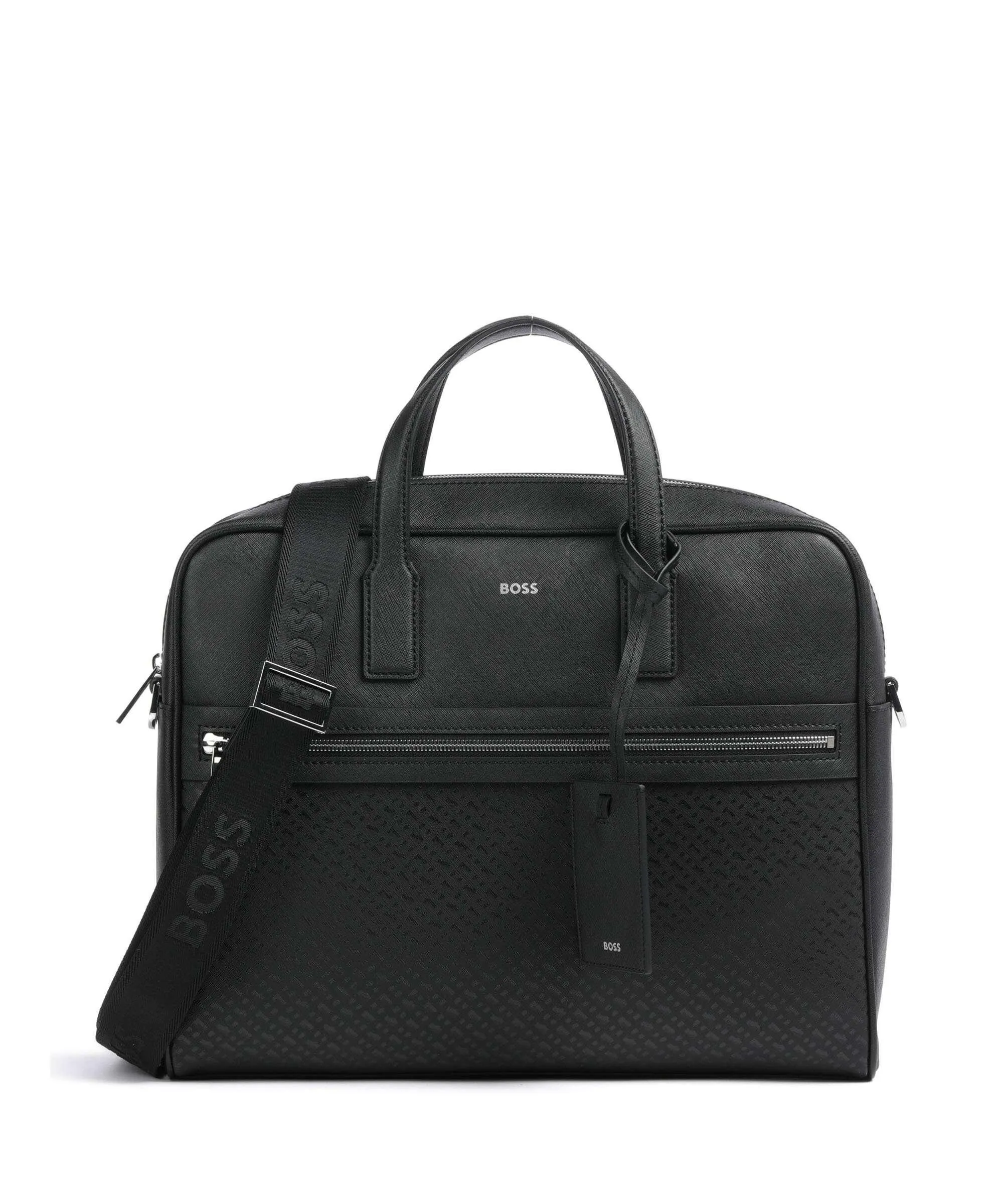  BOSS Zair Cartella 14″ pelle sintetica nero  