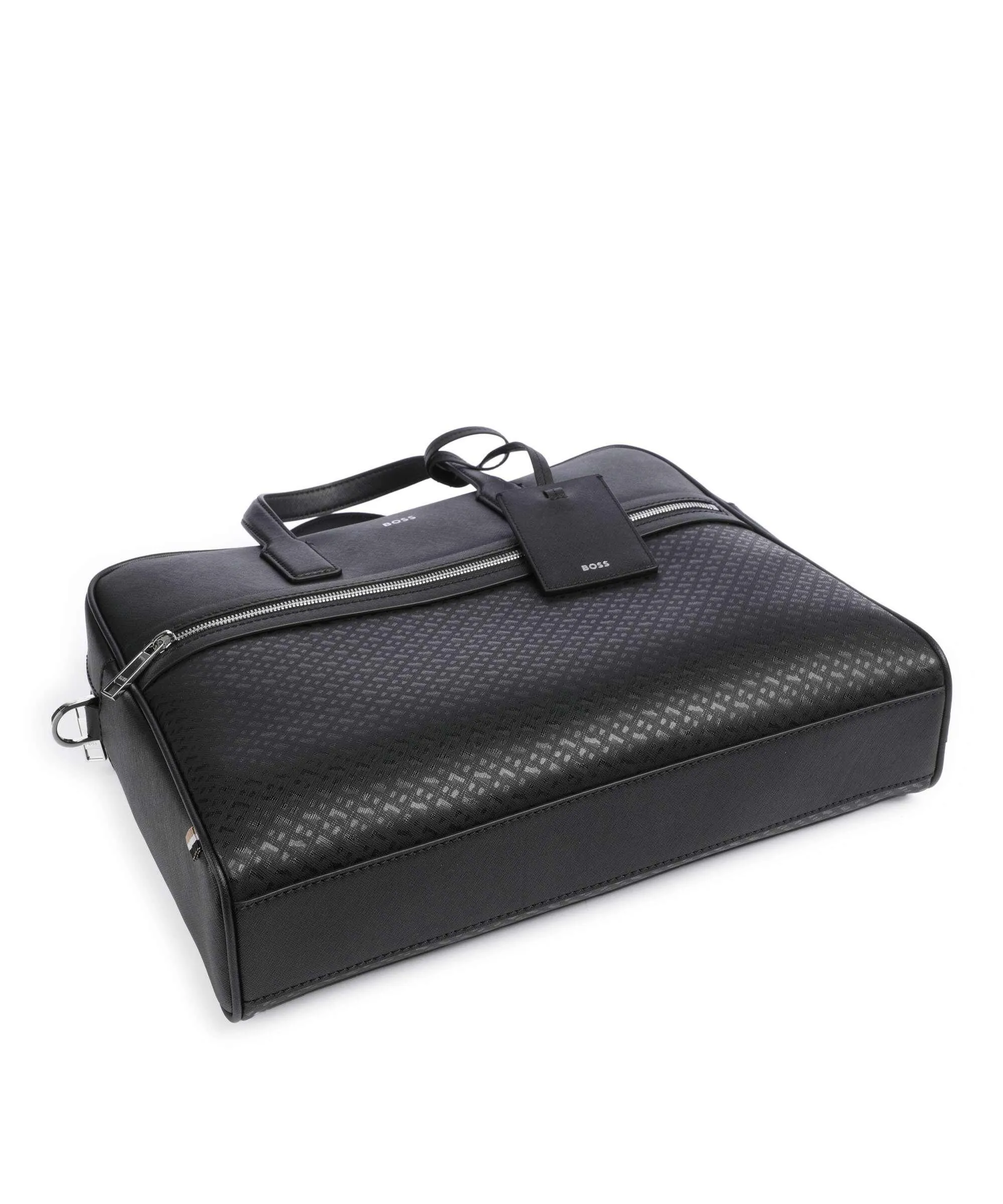  BOSS Zair Cartella 14″ pelle sintetica nero  