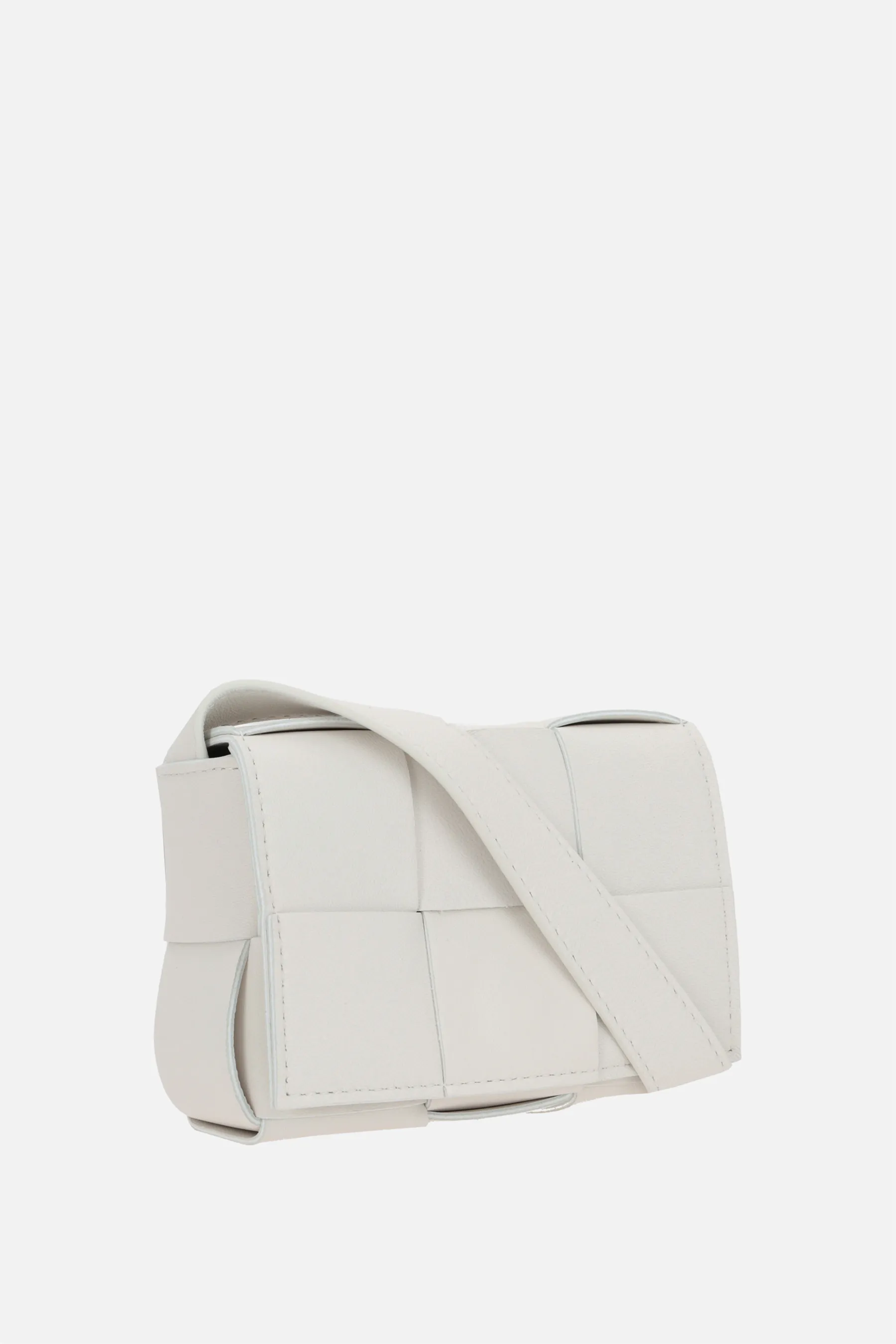  BOTTEGA VENETA borsa a tracolla Cassette mini in Intrecciato nappa 