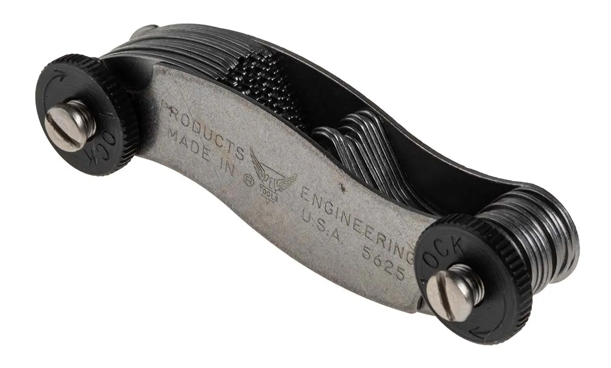 Calibro per filettatura RS PRO, Metrico, 28 lame, 0.25mm → 2.5mm