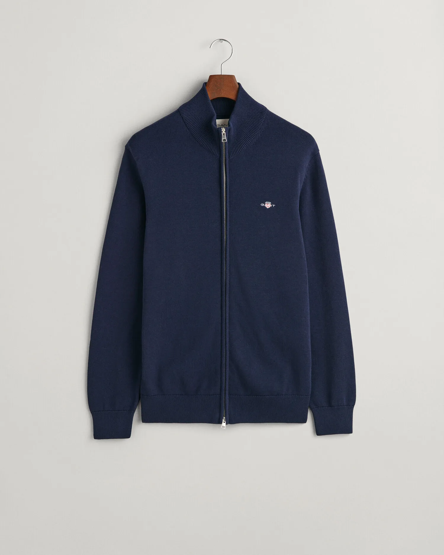 Cardigan Casual in cotone con zip    
