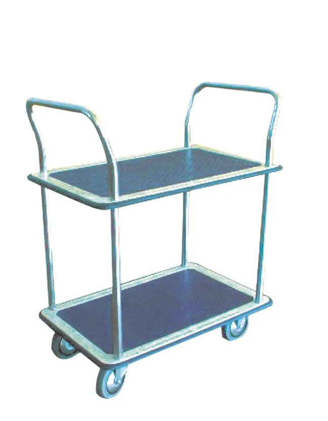 Carrello Guitel Hervieu in Acciaio, 2 ripiani 740 x 480 x 990mm, portata max 200kg (Carichi pesanti)