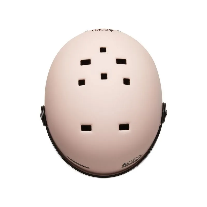 Casco con visiera da donna Cairn Eclipse Rescue (rosa cipria)