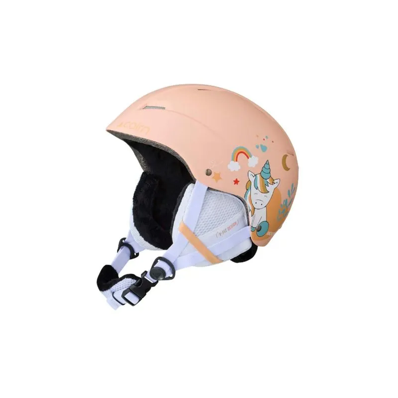 Casco da sci junior Cairn Andromed J (unicorno rosa cipria)