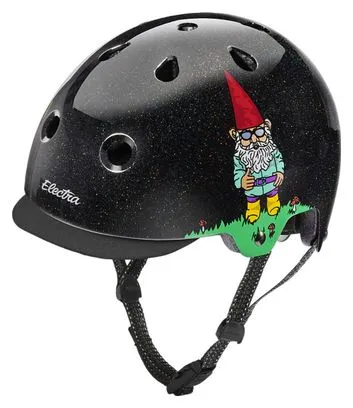 Casco Electra Lifestyle Lux Nero con Gnomo