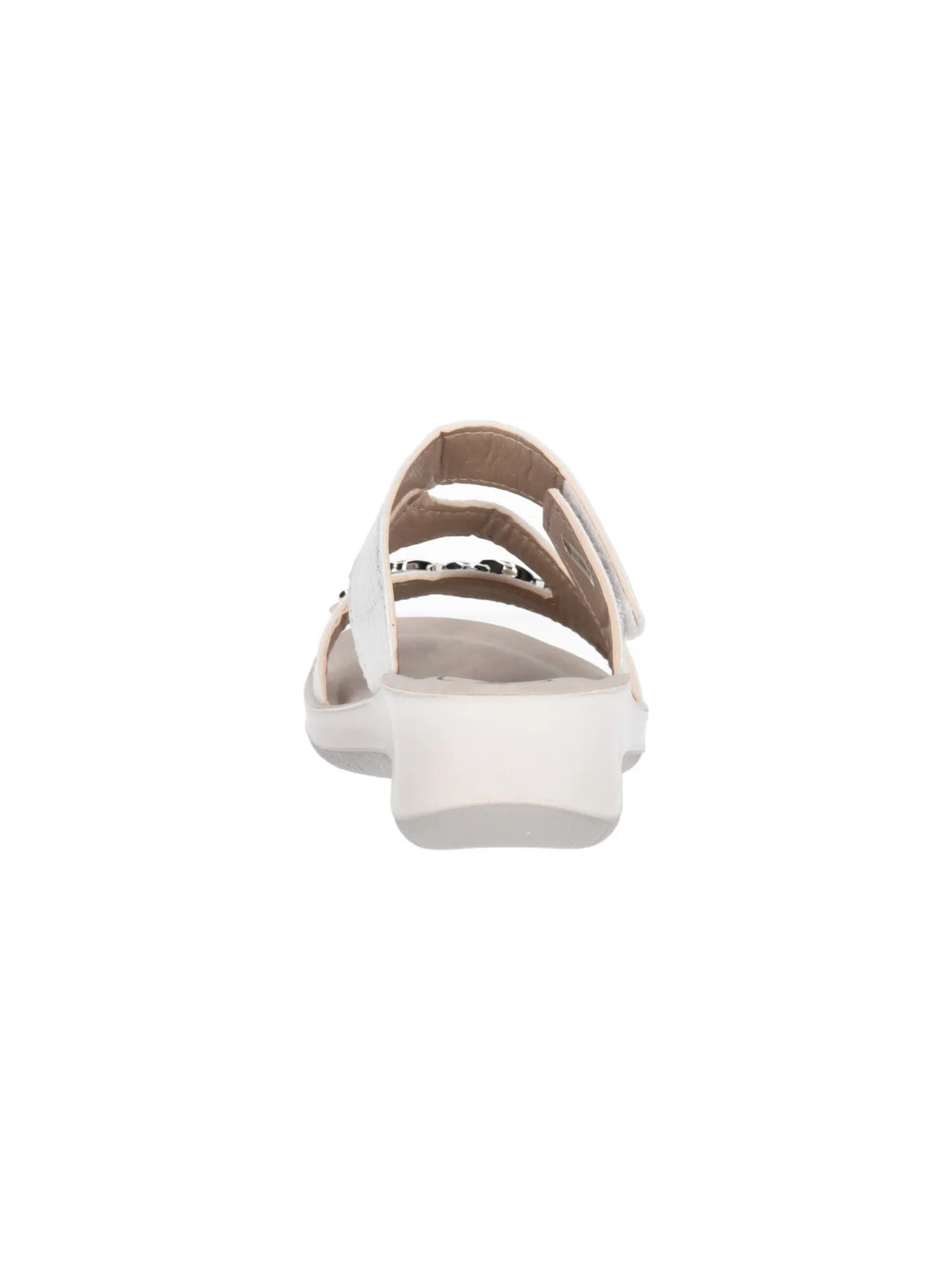 Ciabatta con zeppa bassa Inblu da donna bianco/argento