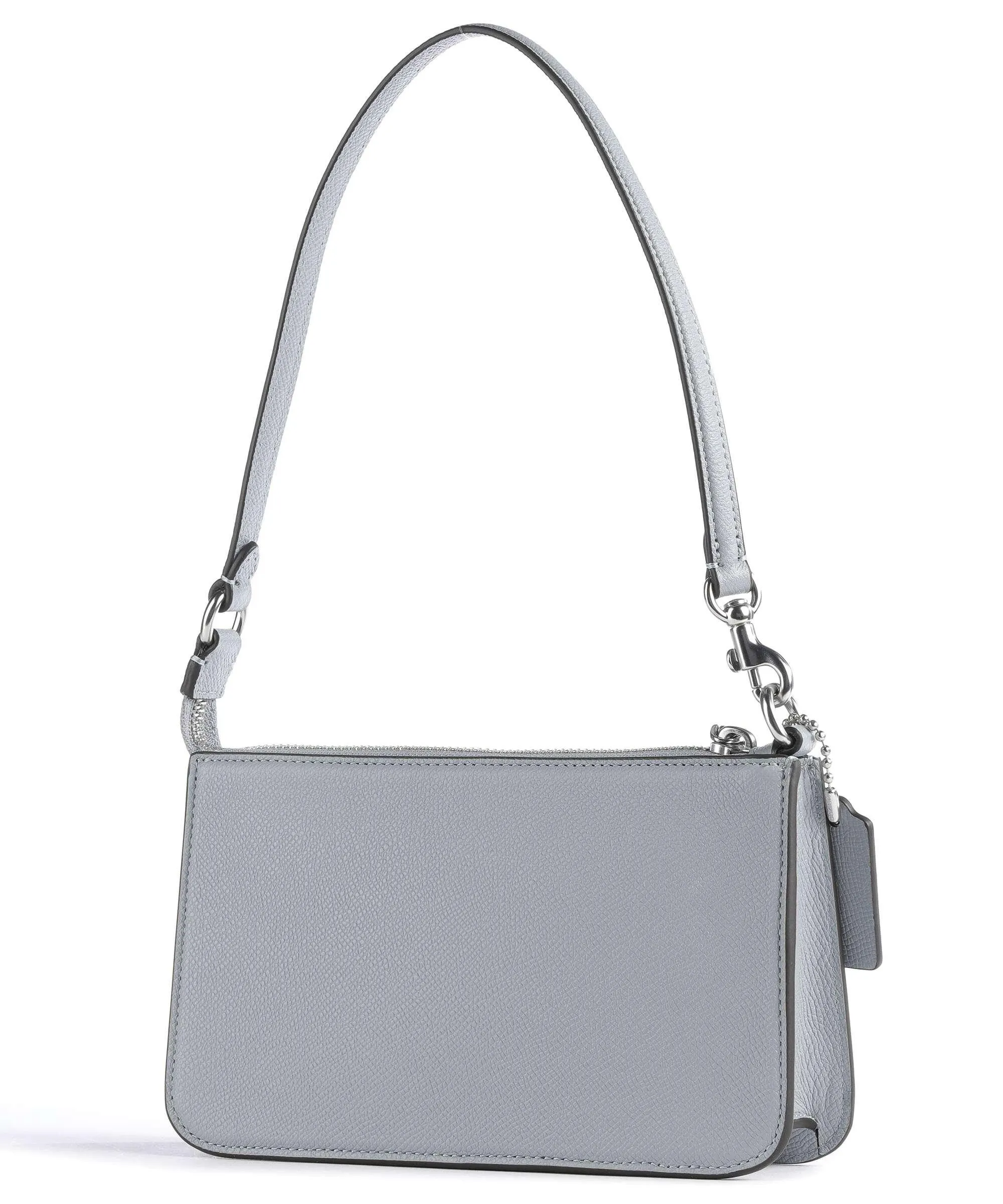 Coach Capsule Borsa a spalla pelle granulata blu chiaro  