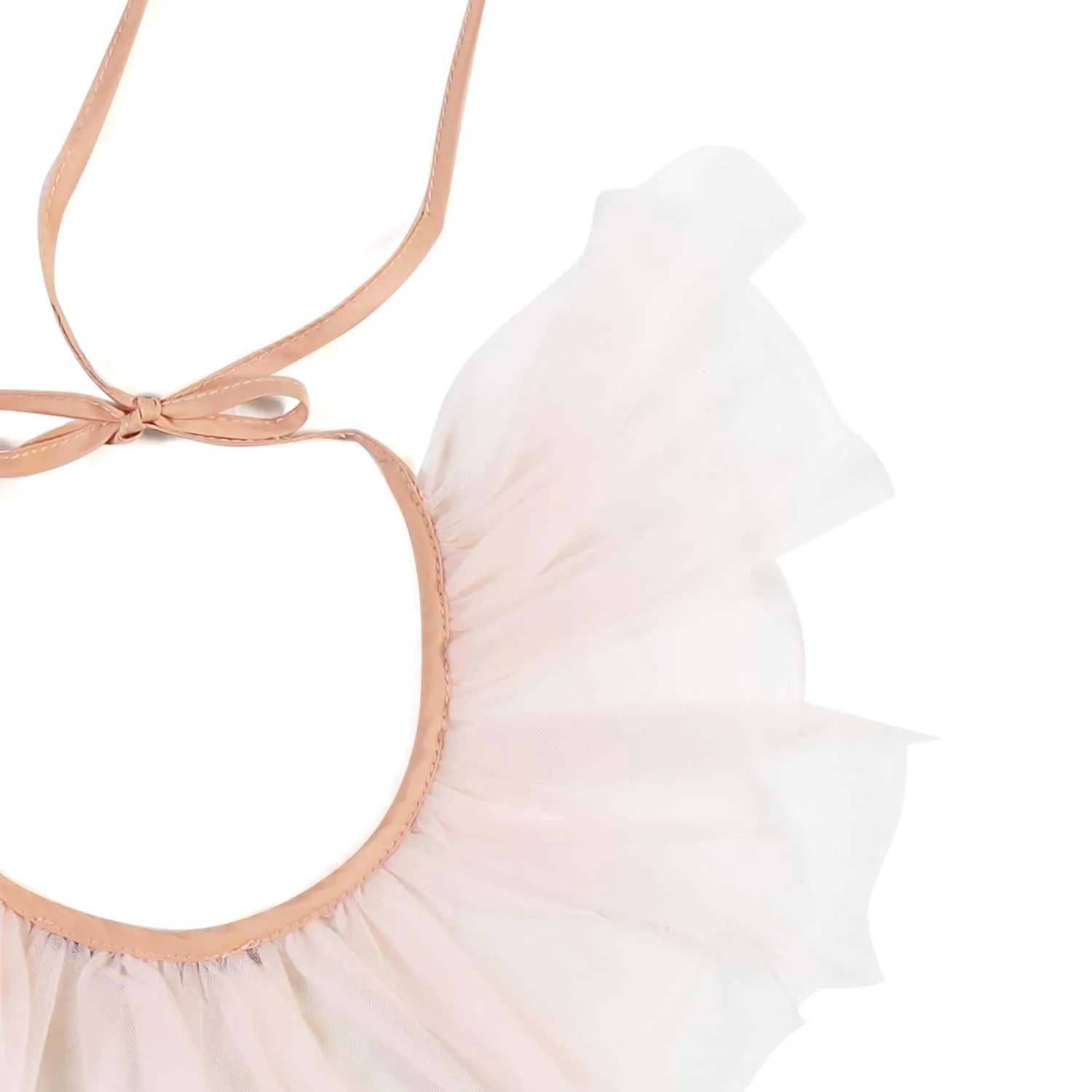 Collo Rondo Rosa Cipria Bambina E Teenager