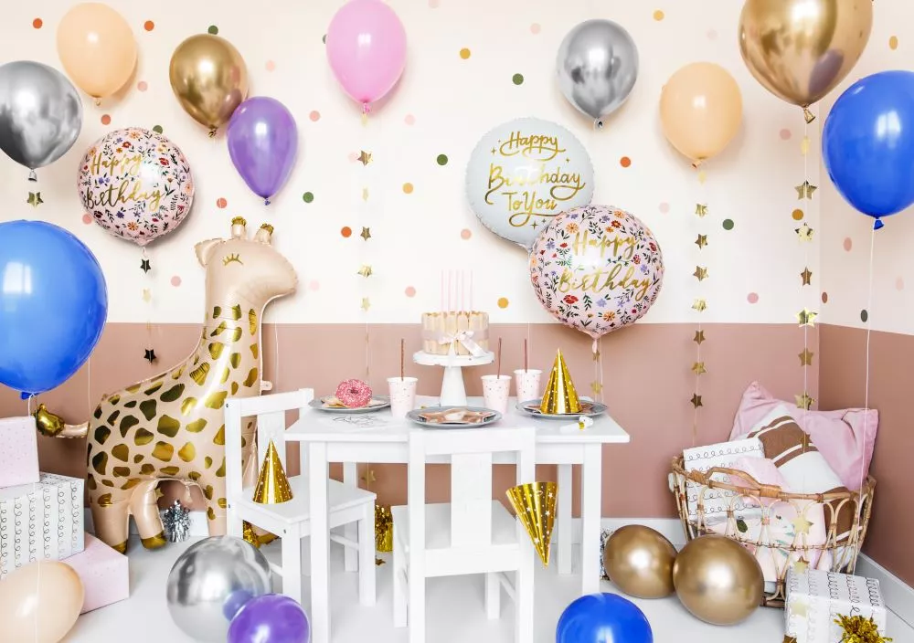Compleanno a te Palloncino foil bianco 35 cm