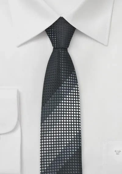 Cravatta nero grigio