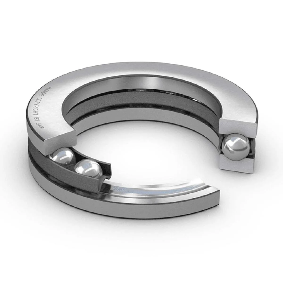 Cuscinetto a sfera Cuscinetti a sfere reggispinta SKF in Acciaio, Ø int. 6mm, Ø est. 14mm, Largh. guida 5mm
