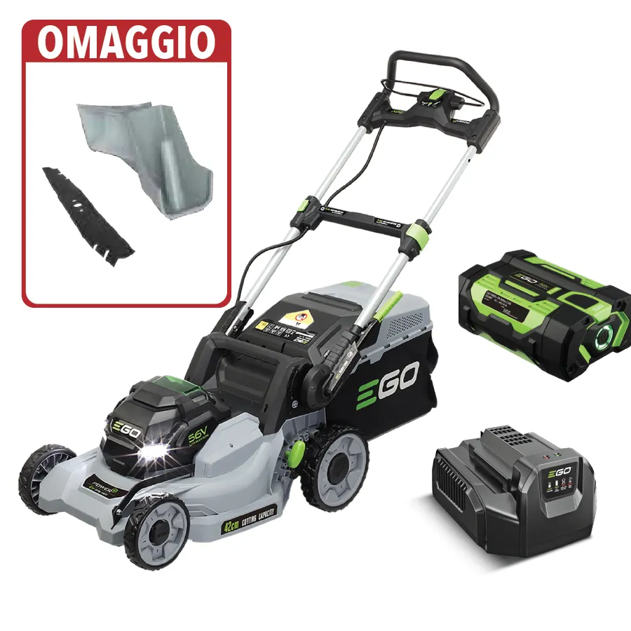 Ego Power LM1701E RASAERBA DA 42CM BATTERIA CARICABATTERIE + OMAGGIO