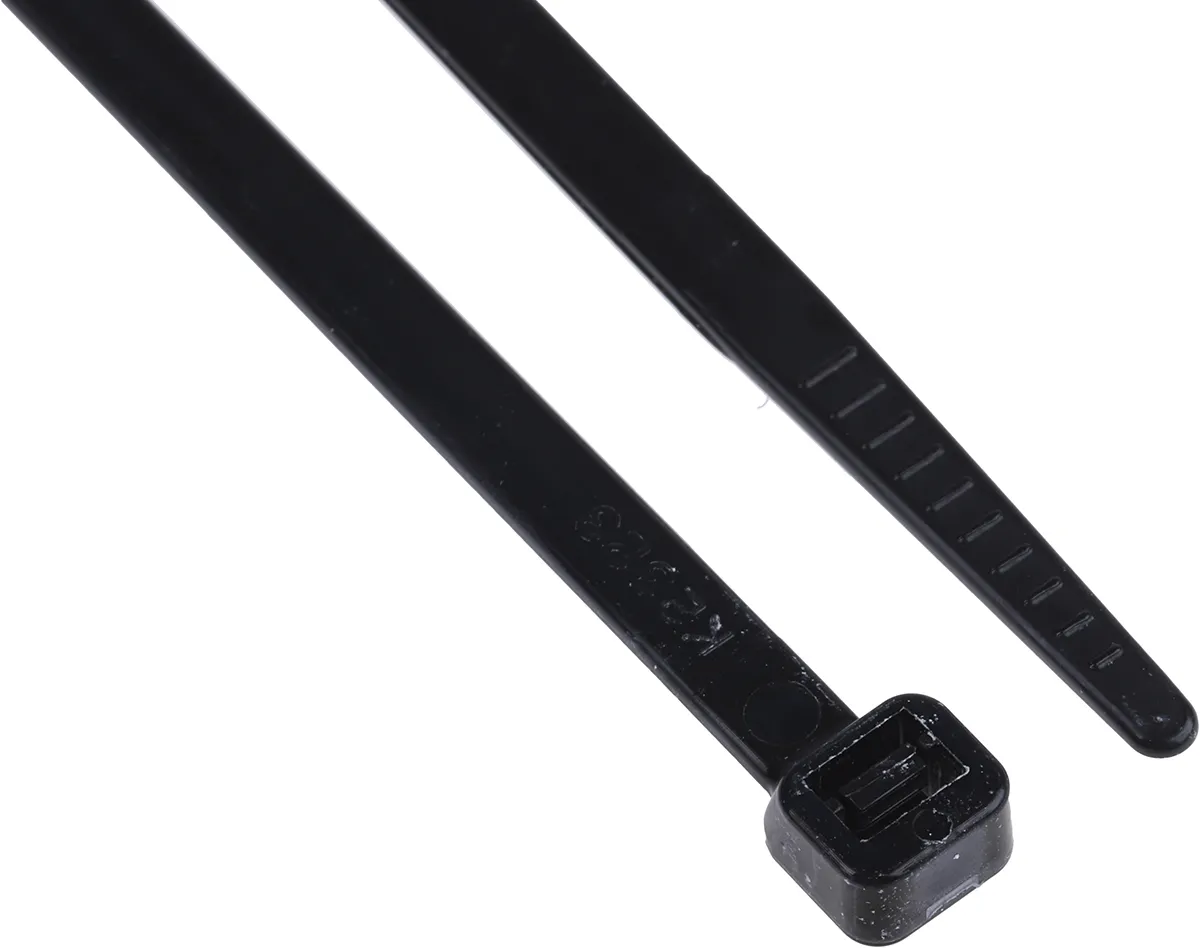 Fascette fermacavi RS PRO in Nylon 66, 300mm x 4,8mm, col. Nero