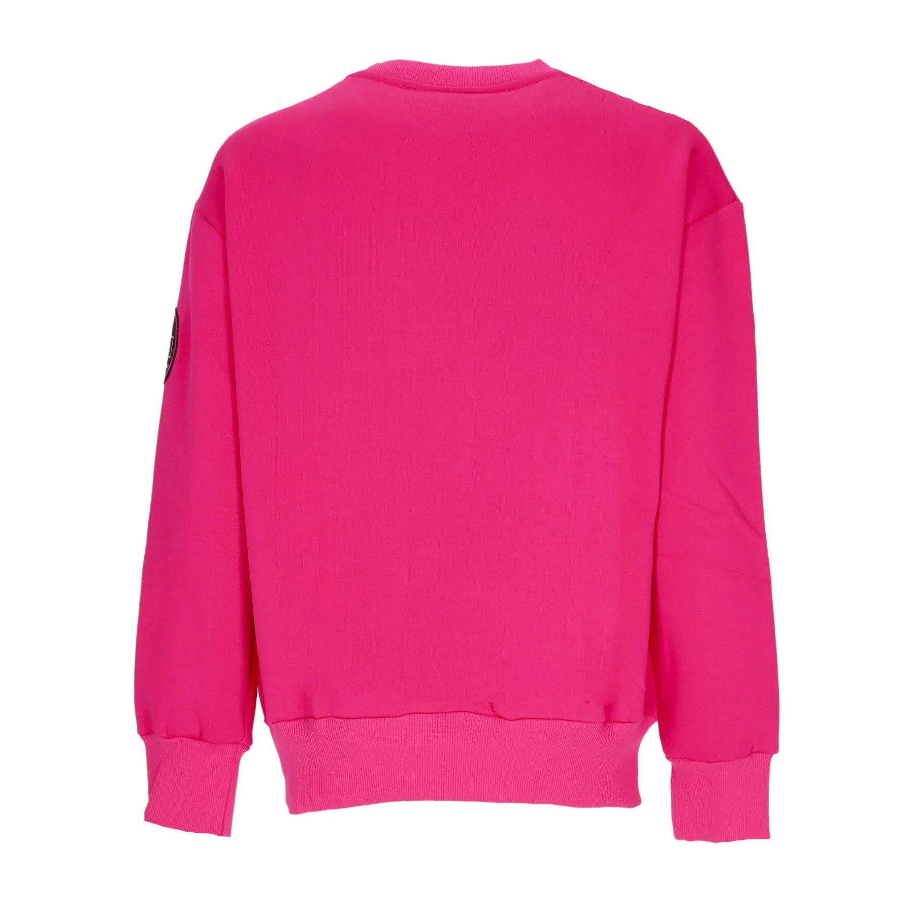 Felpa Girocollo Uomo Heritage Macro Logo Sweatshirt Fuchsia