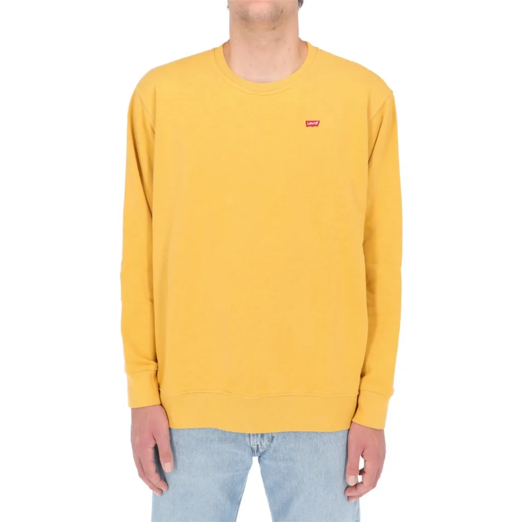 Felpa Levis Uomo Core Ng Crew Sweatshirt 0011 COOL YELLOW