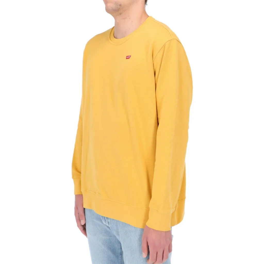 Felpa Levis Uomo Core Ng Crew Sweatshirt 0011 COOL YELLOW