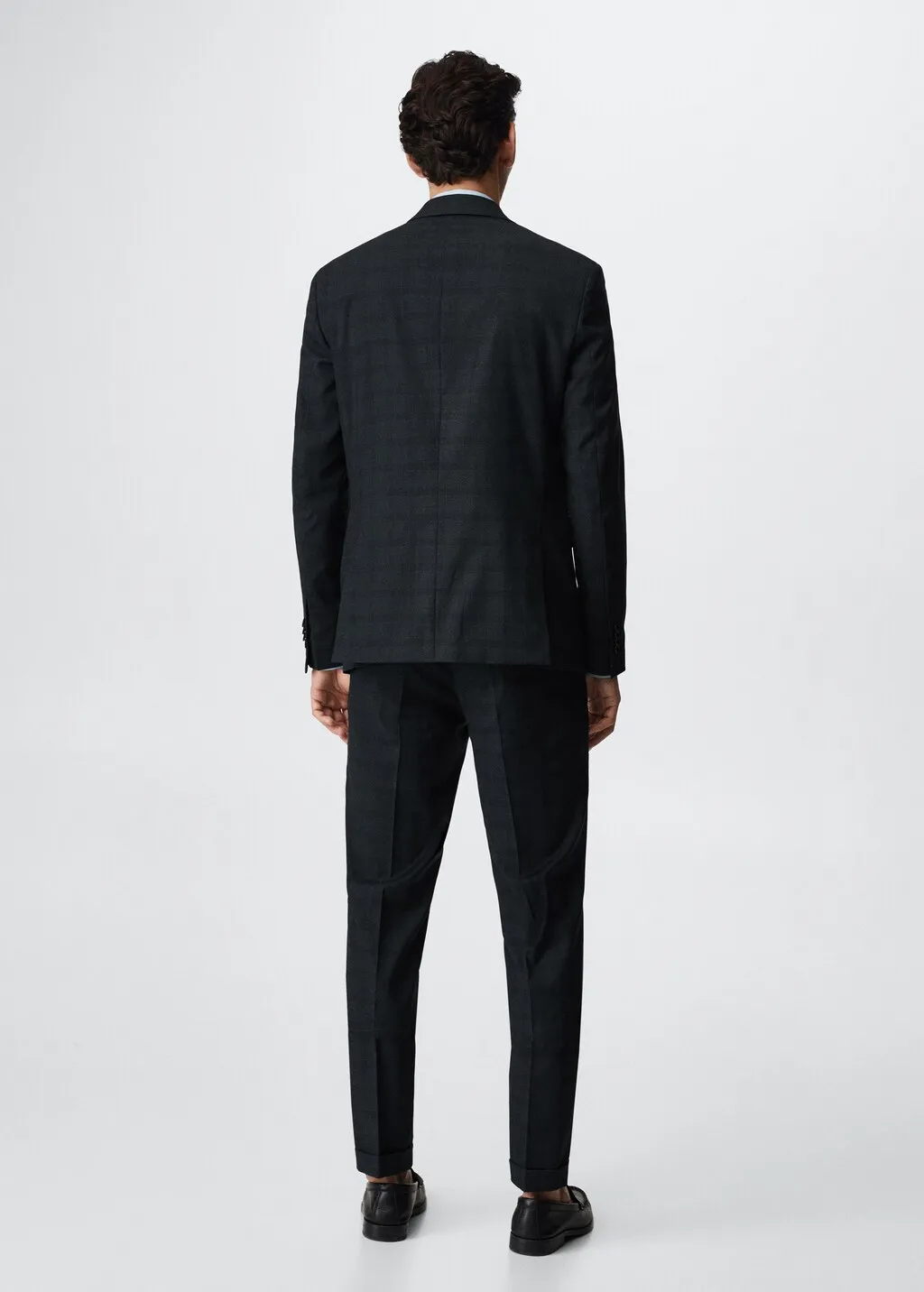 Giacca completo slim fit quadri