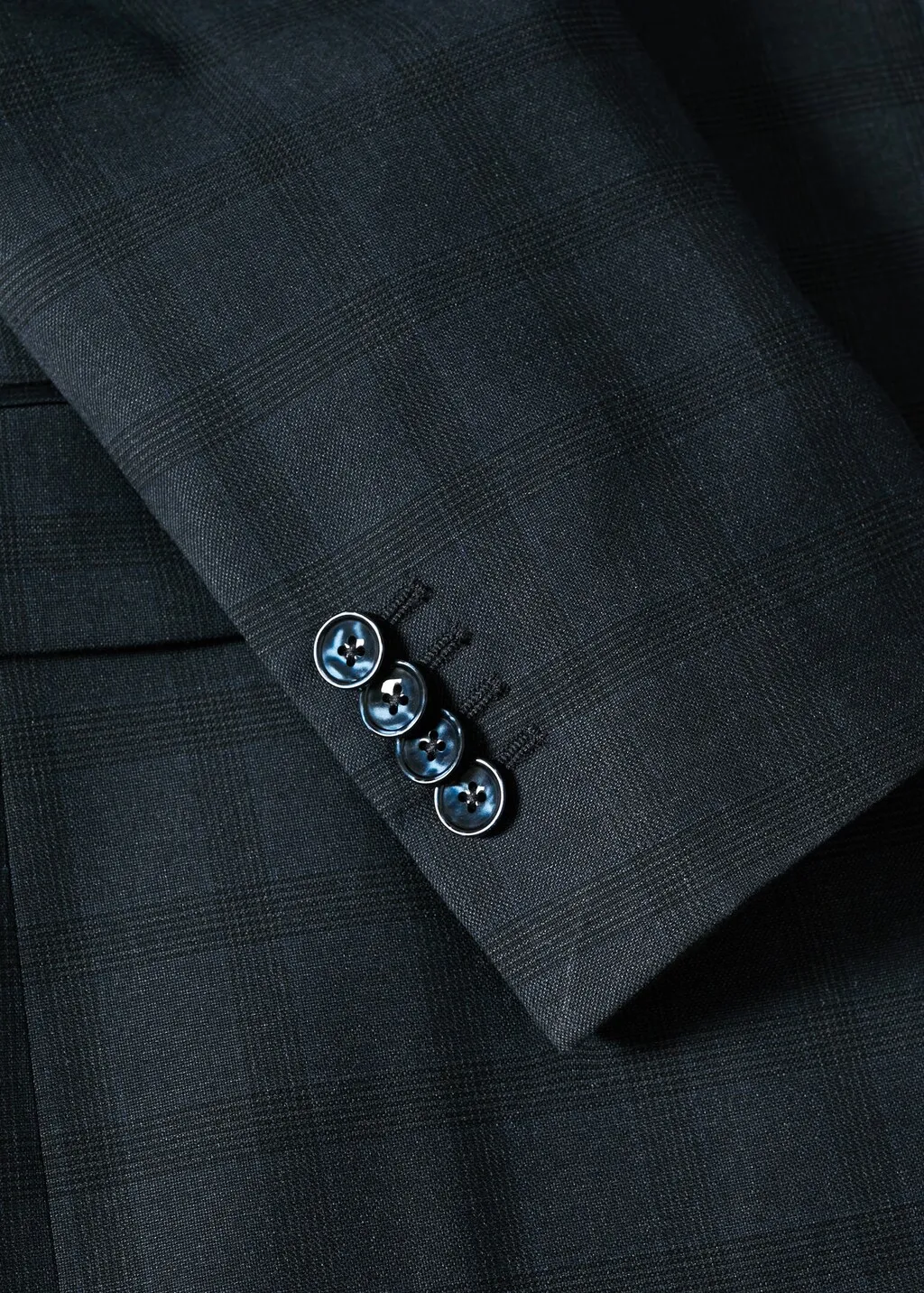 Giacca completo slim fit quadri