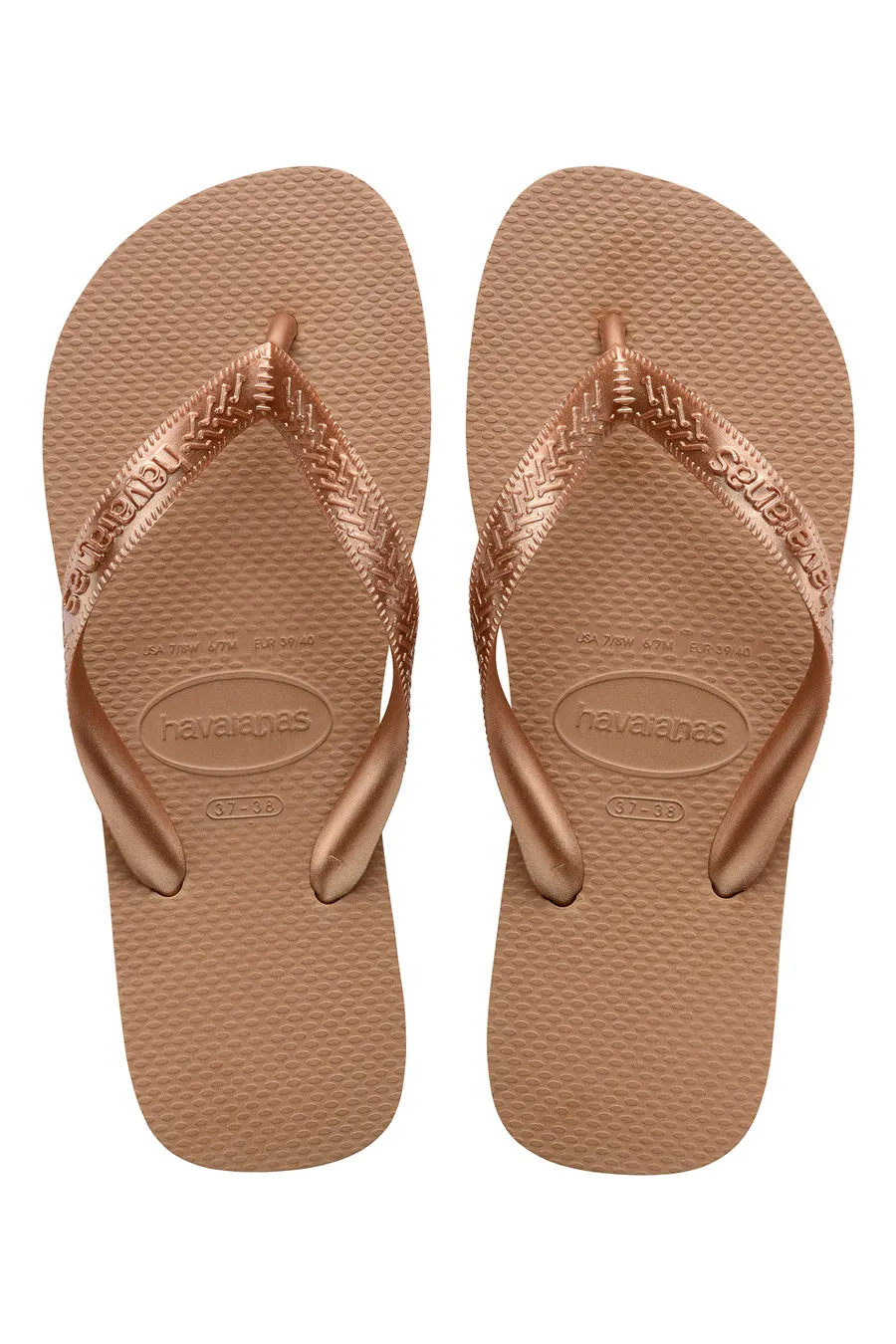   HAVAIANAS Ciabatte Infradito in Gomma Bronzo Havaianas Top Tiras FC