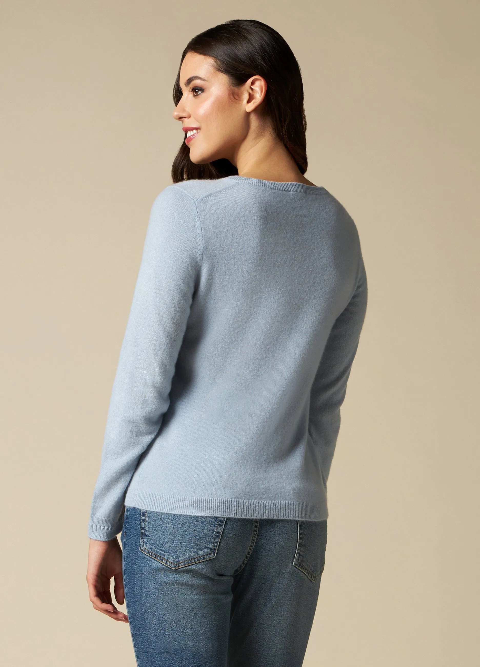 IWIE  Cardigan in puro cashmere donna