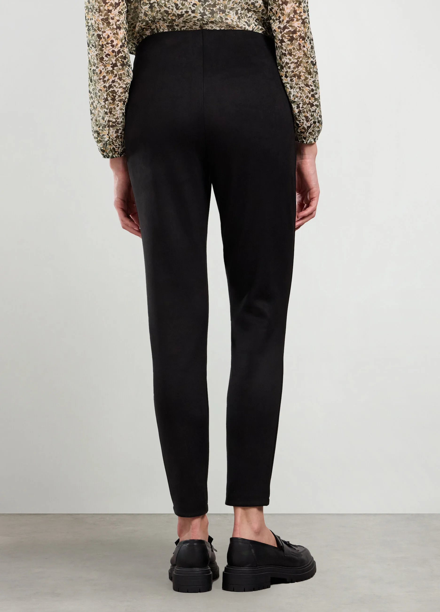 IWIE  Leggings effetto scamosciato donna