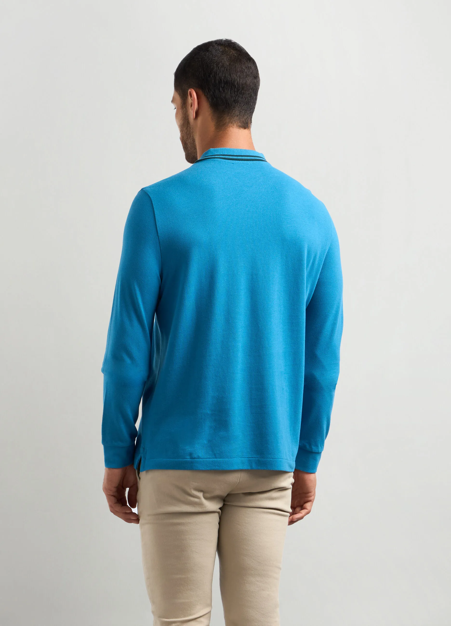 J. HART & BROS  Polo in piquet di cotone uomo