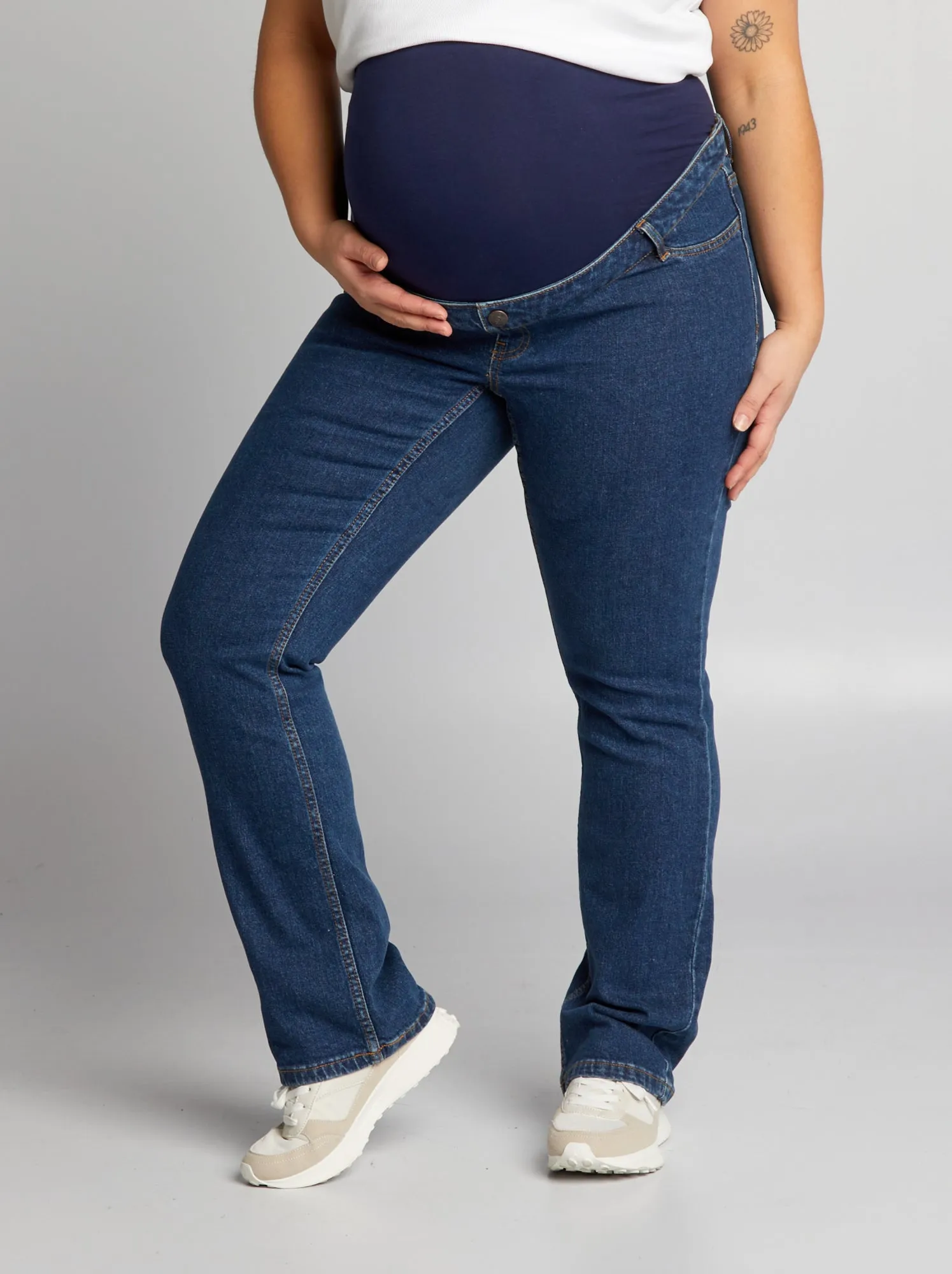 Jeans flare premaman - BLU