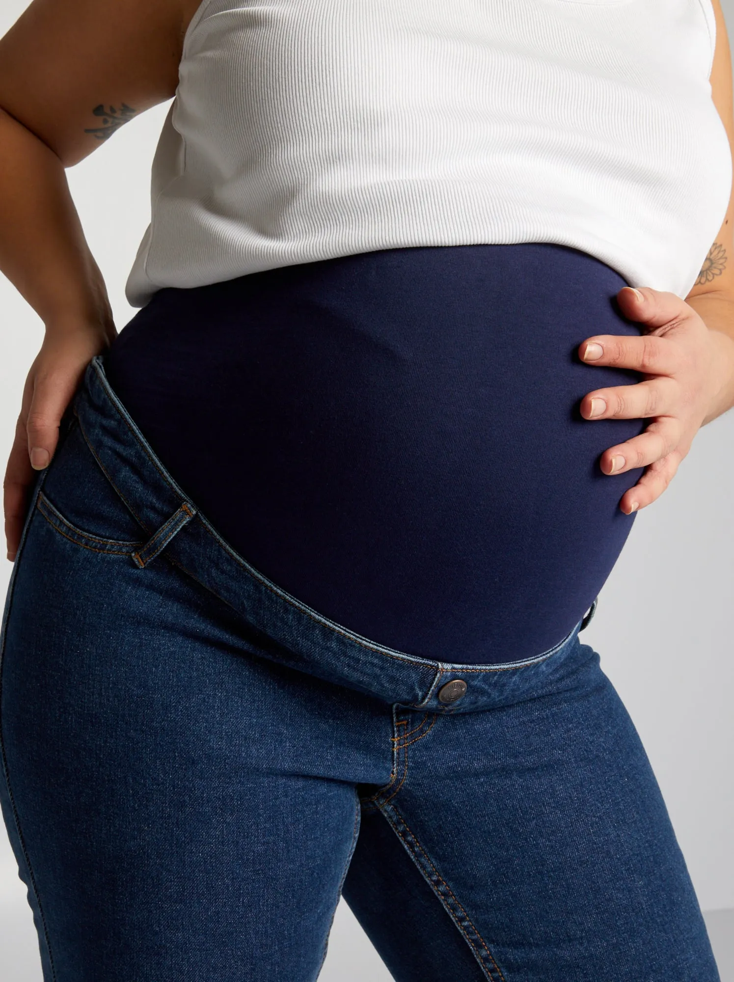 Jeans flare premaman - BLU