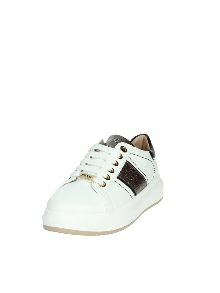 KEYS  SNEAKERS BASSA K-9801 BIANCO