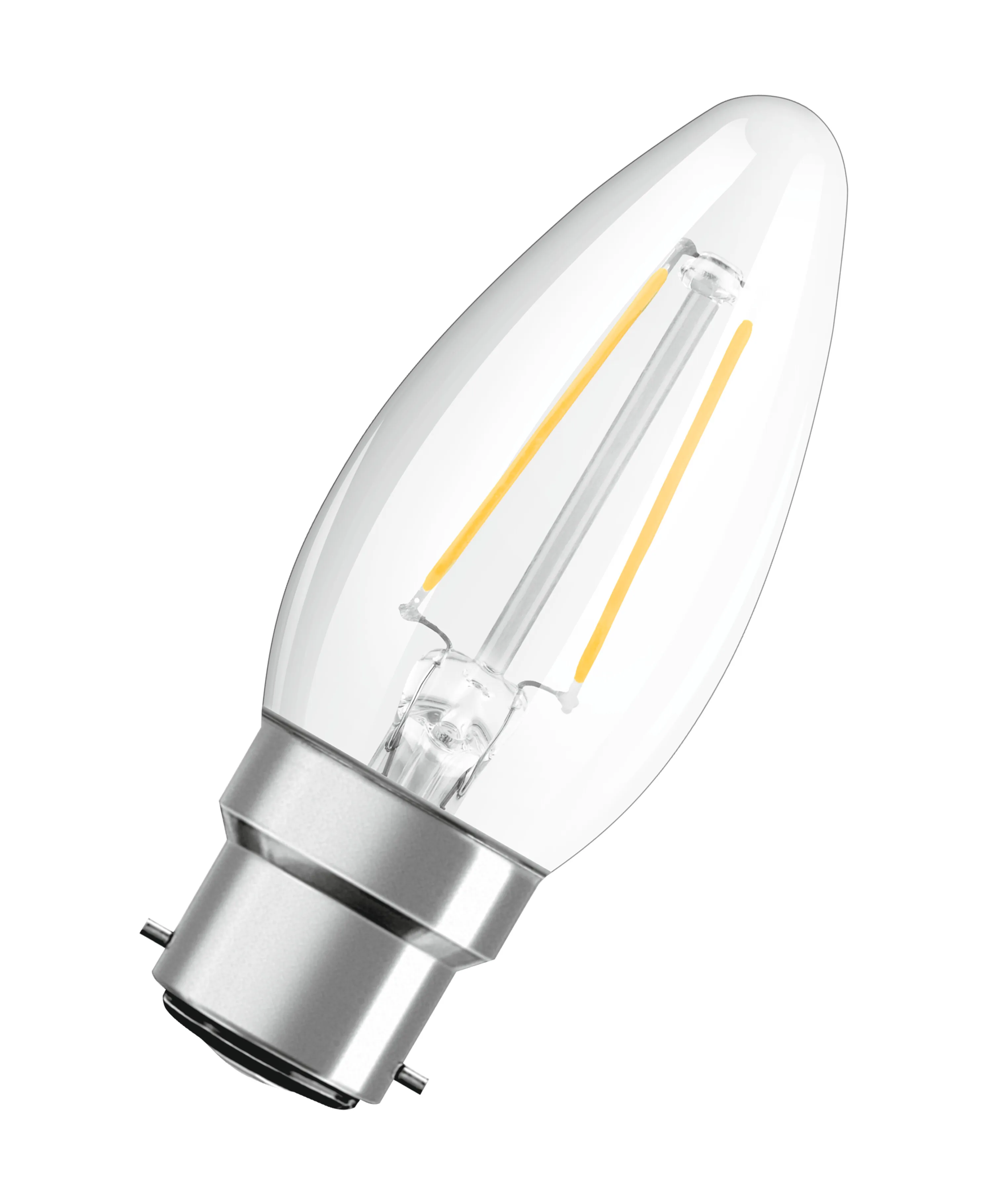 Lampade LED LEDVANCE con base B22d, 220 → 240 V, 2,5 W, 250 lm, col. Bianco caldo