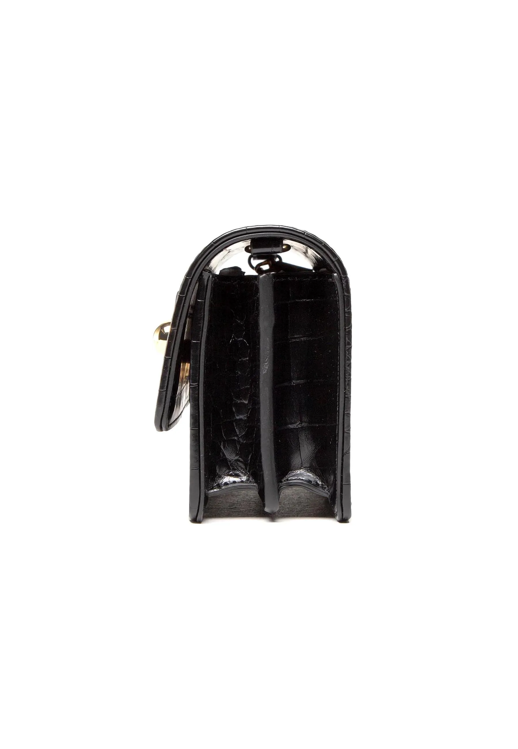 LOVE MOSCHINO Tracolla Crossbody Croco Nero JC4432PP0FKS0000