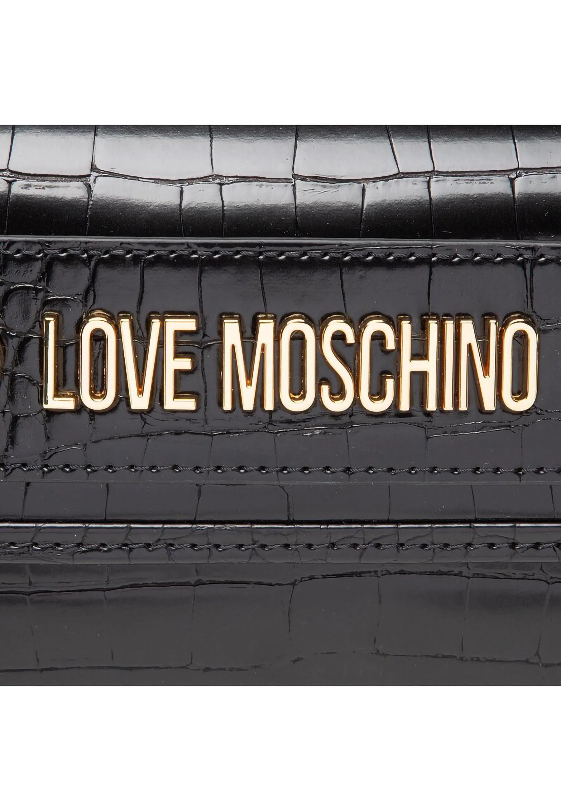 LOVE MOSCHINO Tracolla Crossbody Croco Nero JC4432PP0FKS0000