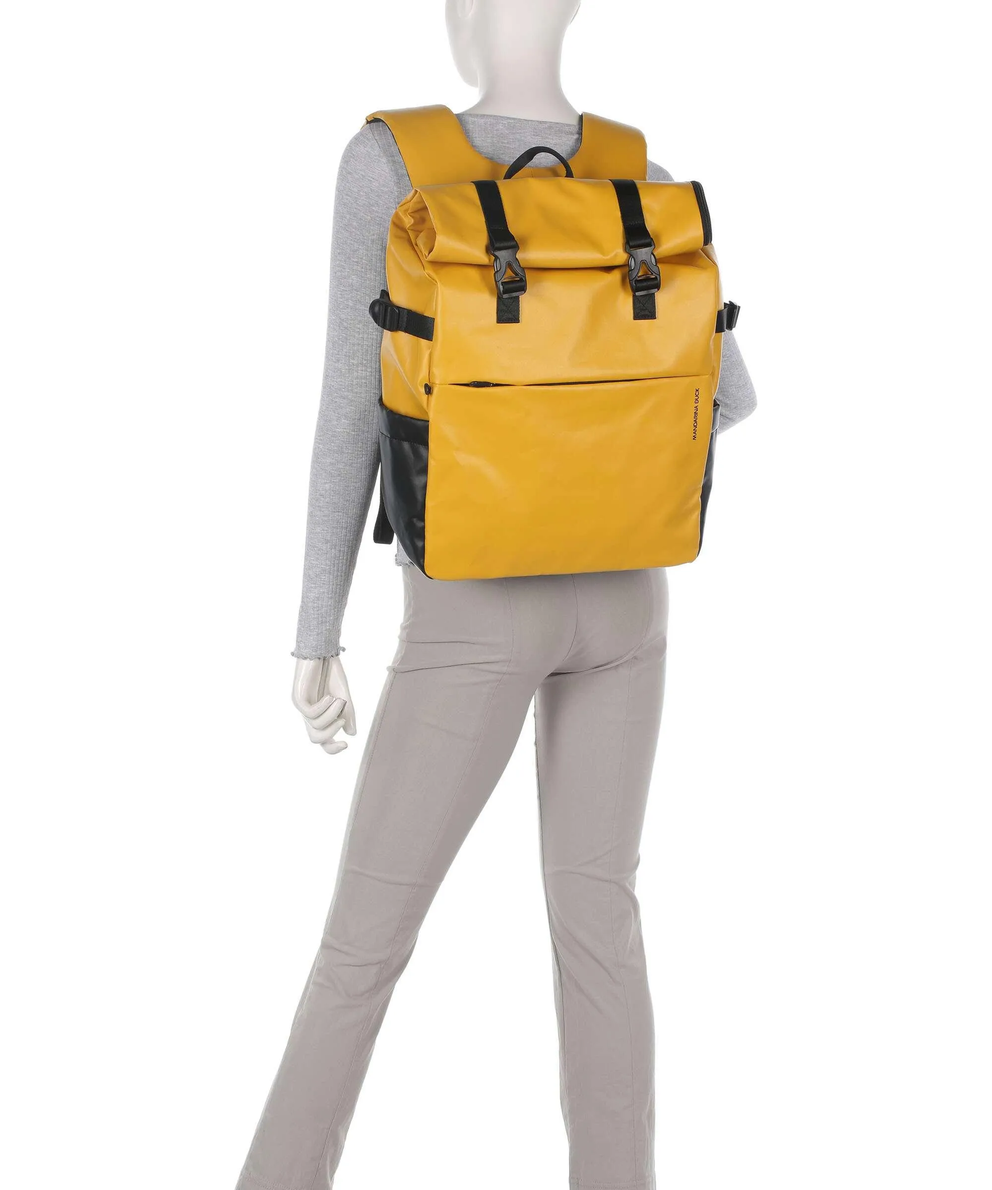  Mandarina Duck Eco Coated Zaino porta pc 17″ poliestere giallo  