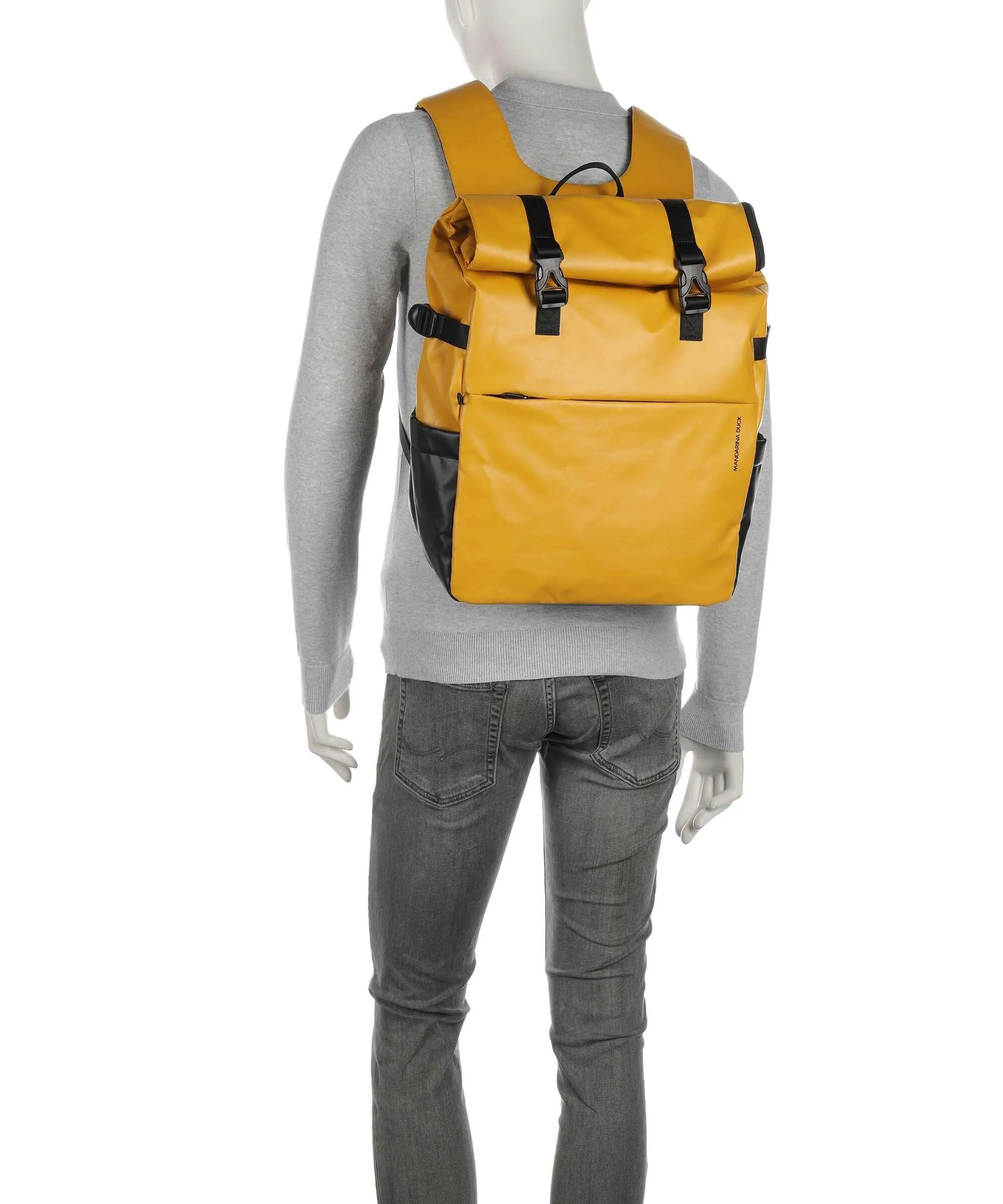  Mandarina Duck Eco Coated Zaino porta pc 17″ poliestere giallo  