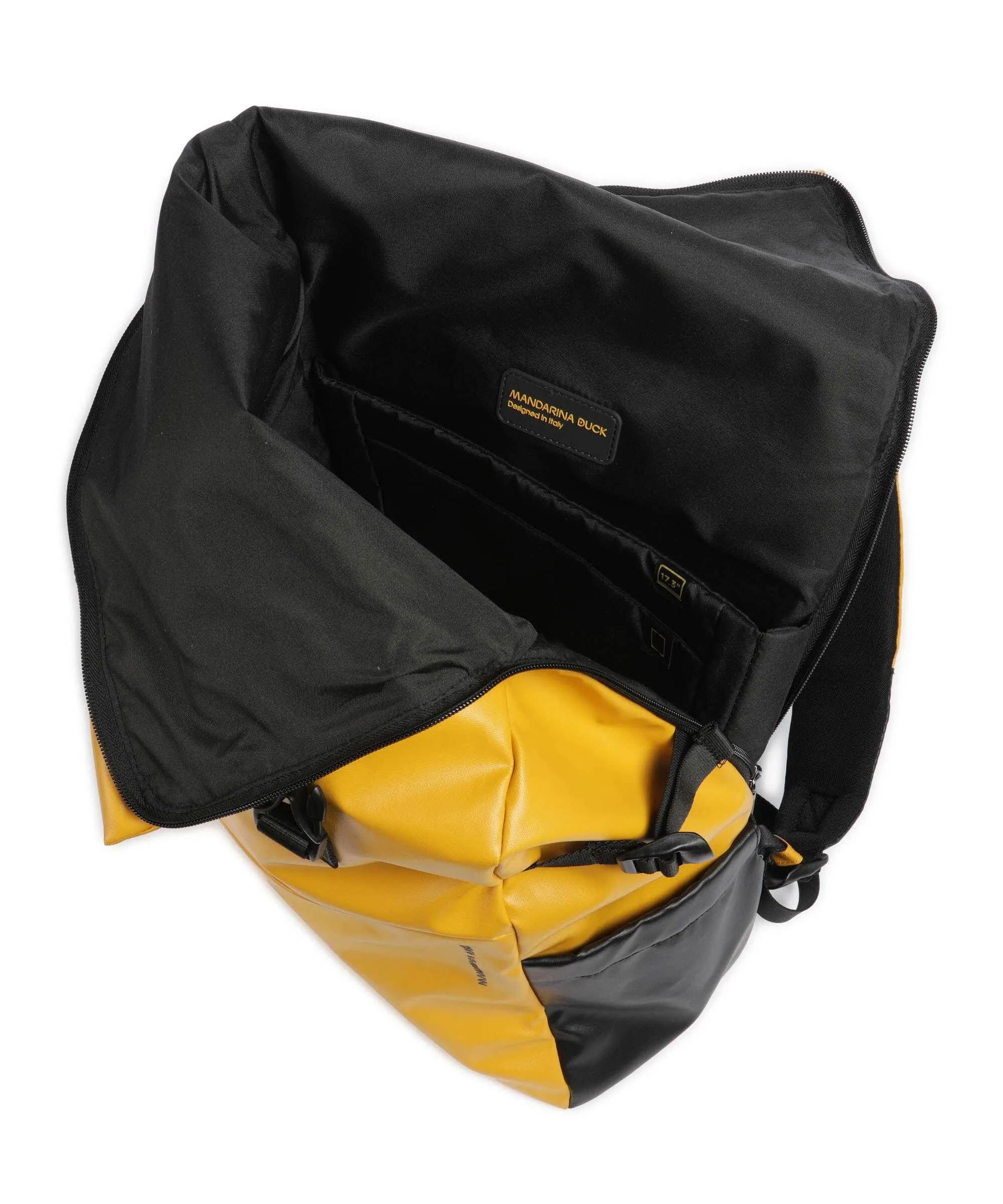  Mandarina Duck Eco Coated Zaino porta pc 17″ poliestere giallo  