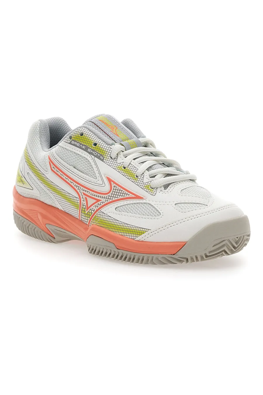   MIZUNO Scarpe da Tennis Bianche Mizuno Break Shot 4 CC