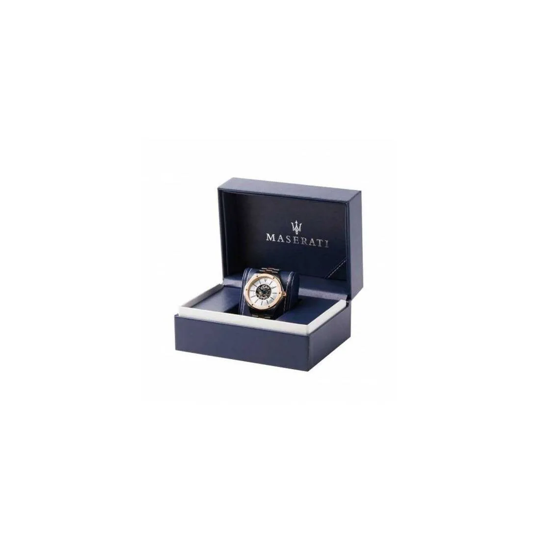 OROLOGIO MASERATI Uomo AUTOMATICO Circuito Acciaio White Dial Rosa R8823127001