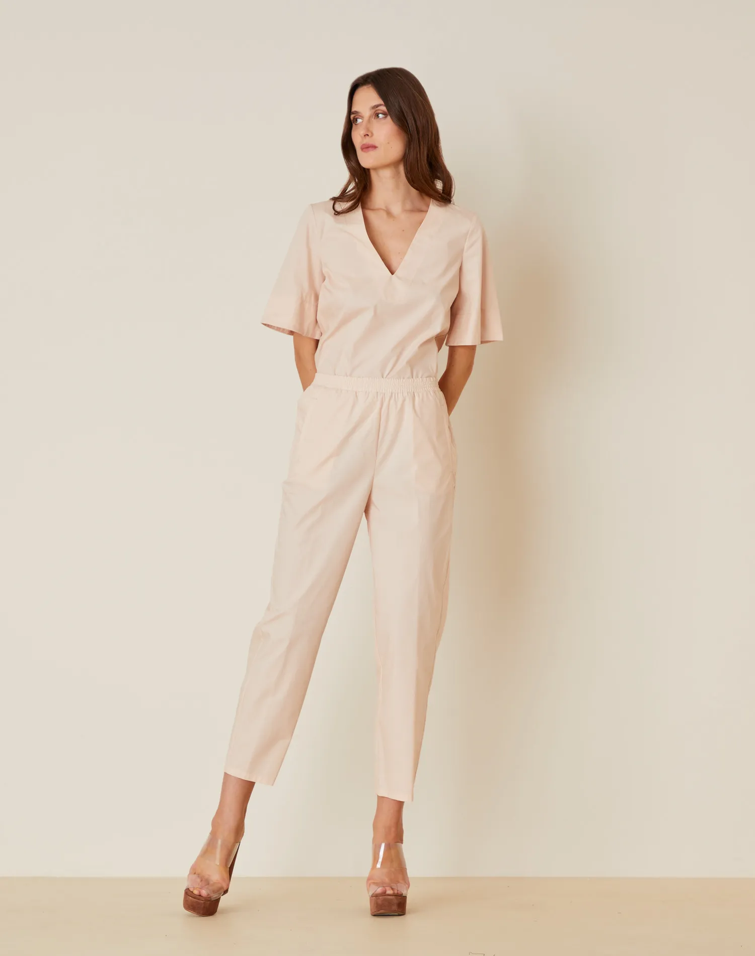  PANTALONE CON ELASTICO IN VITA